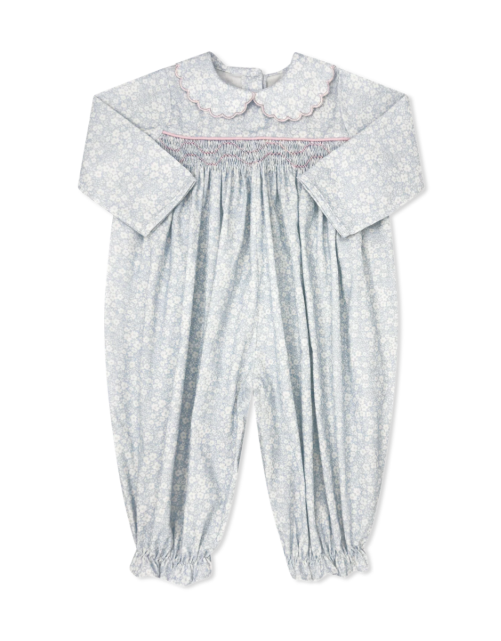 LullabySet Marcie Romper Long Sleeve, Snow Kissed Floral