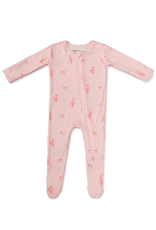 Bamboo Little Ballerina Zipper Footie