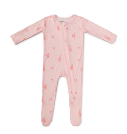 Bamboo Little Ballerina Zipper Footie