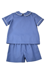 Funtasia Too Blue Twill Boys Short Set