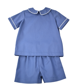 Funtasia Too Blue Twill Boys Short Set