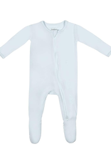 Bamboo Little Zipper Footie Blue