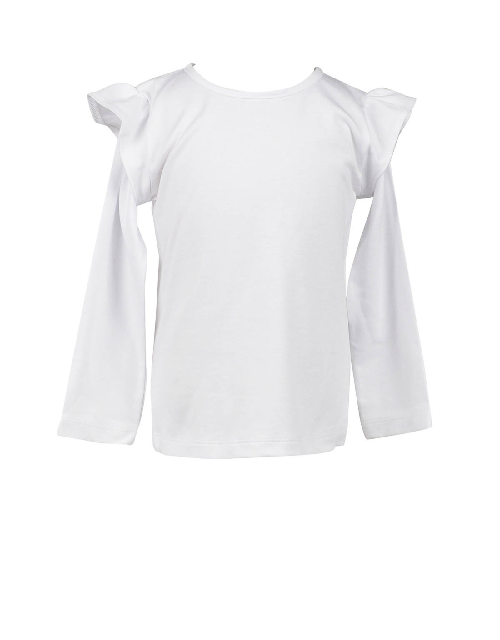 The Proper Peony White Pima LS Flutter Shirt