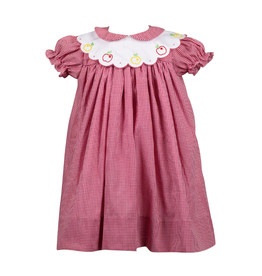 The Proper Peony Crispin Apple Scallop Dress