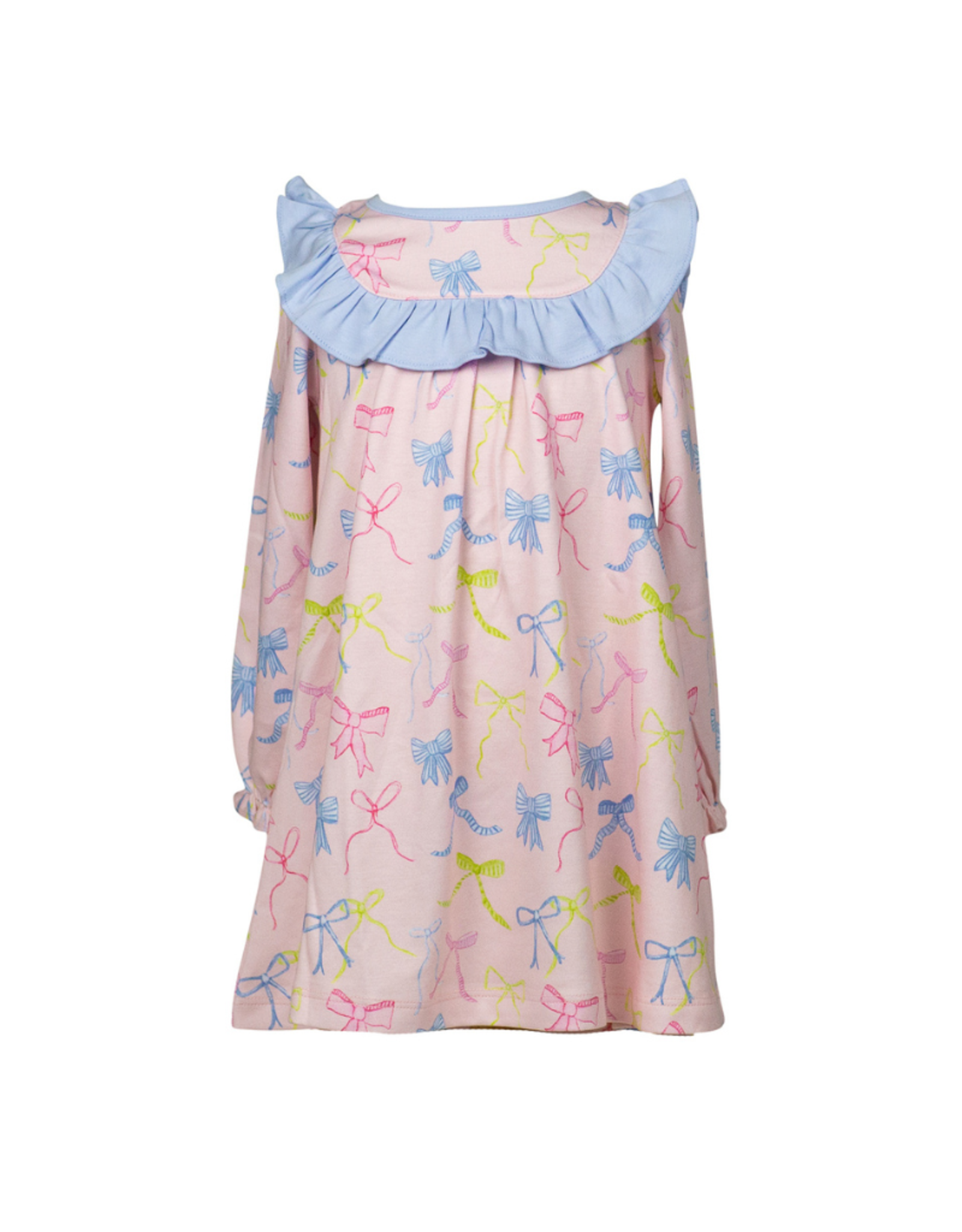 The Proper Peony Ribbon Party LS Pima Dress