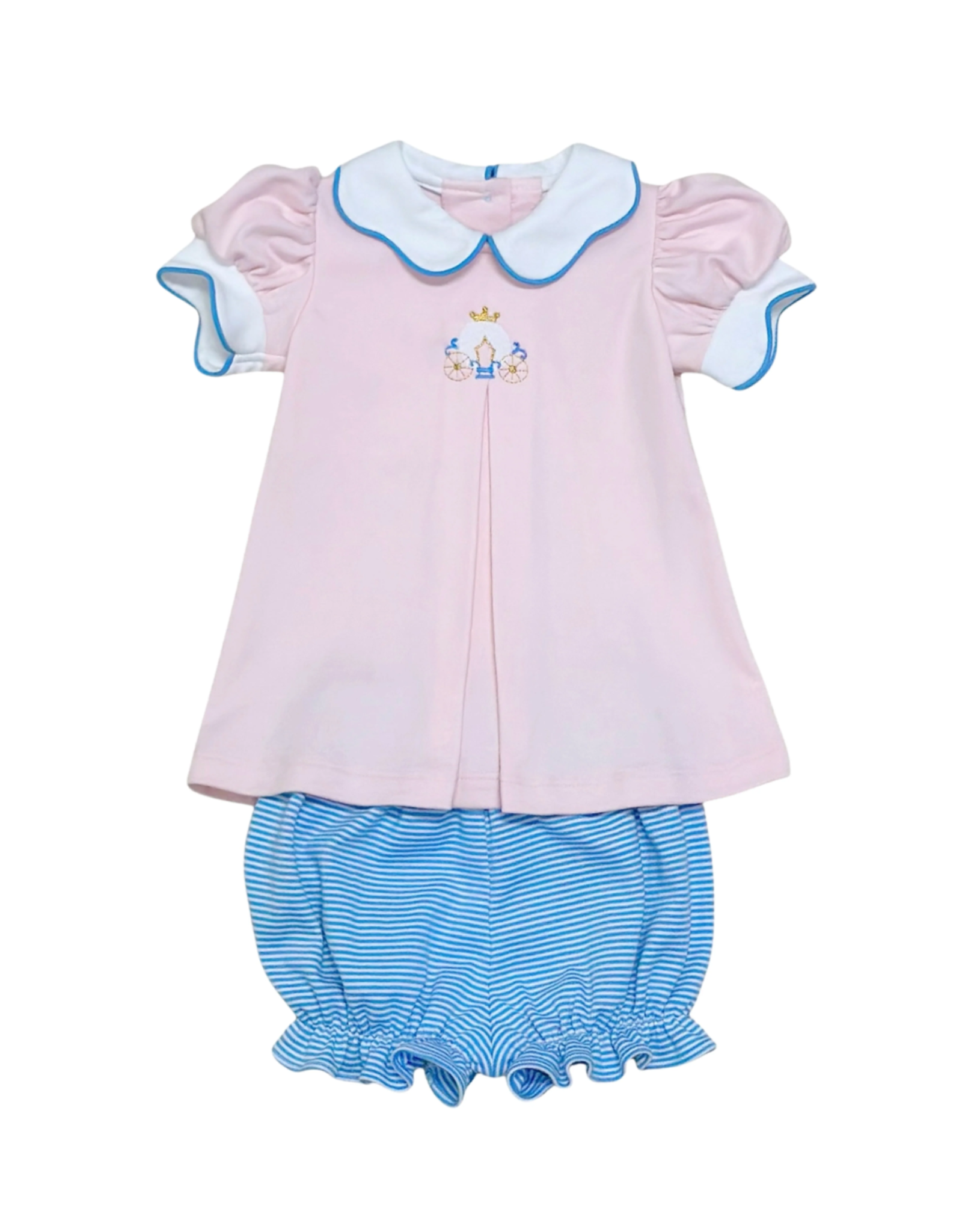 Zuccini Carriage Ella Bloomer Set, Pink Knit