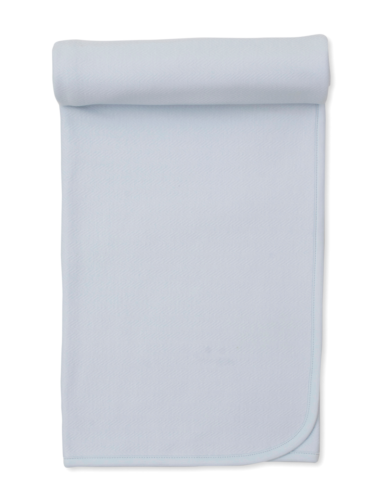 Kissy Kissy Light Blue Jacquard Blanket