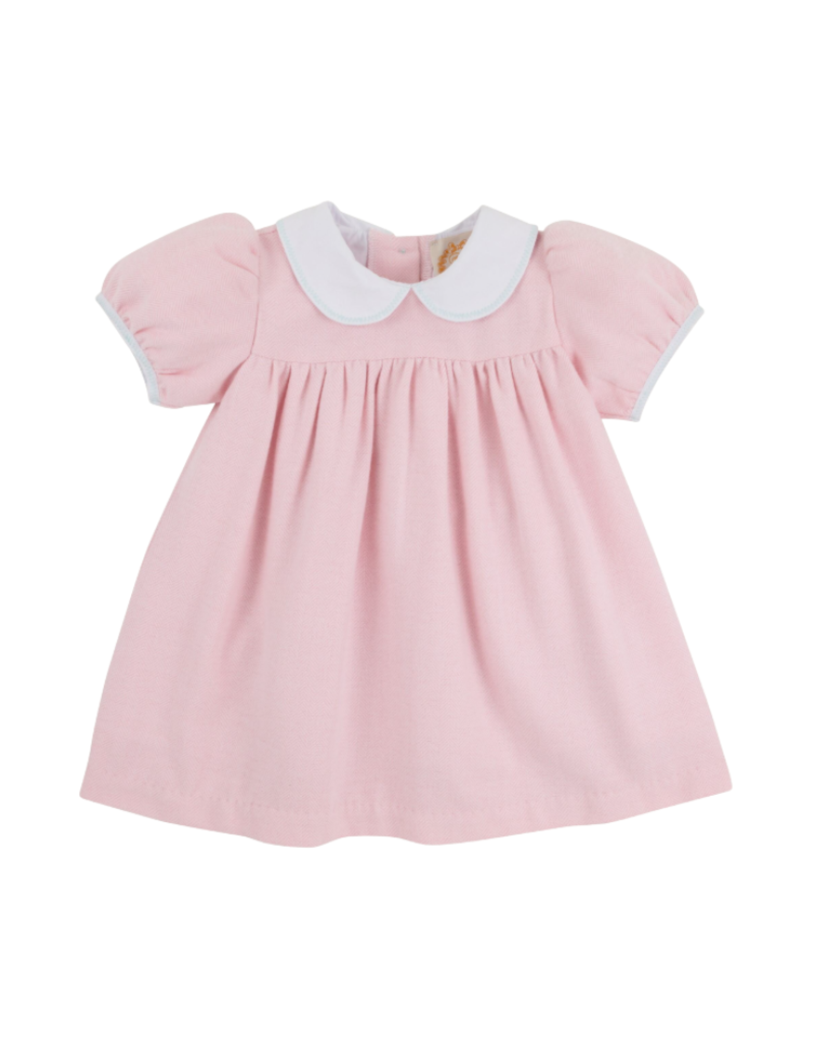 The Beaufort Bonnet Company Adaire Dress, Sandpearl Pink Herringbone