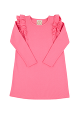 The Beaufort Bonnet Company Ruehling LS Ruffle Dress, Romany Rose