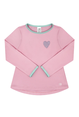 SET Bridget LS Top - Cotton Candy, Heart Emb