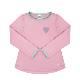 SET Bridget LS Top - Cotton Candy, Heart Emb