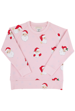 The Beaufort Bonnet Company Palm Beach Pink Cassidy Comfy Crewneck, Dear Santa