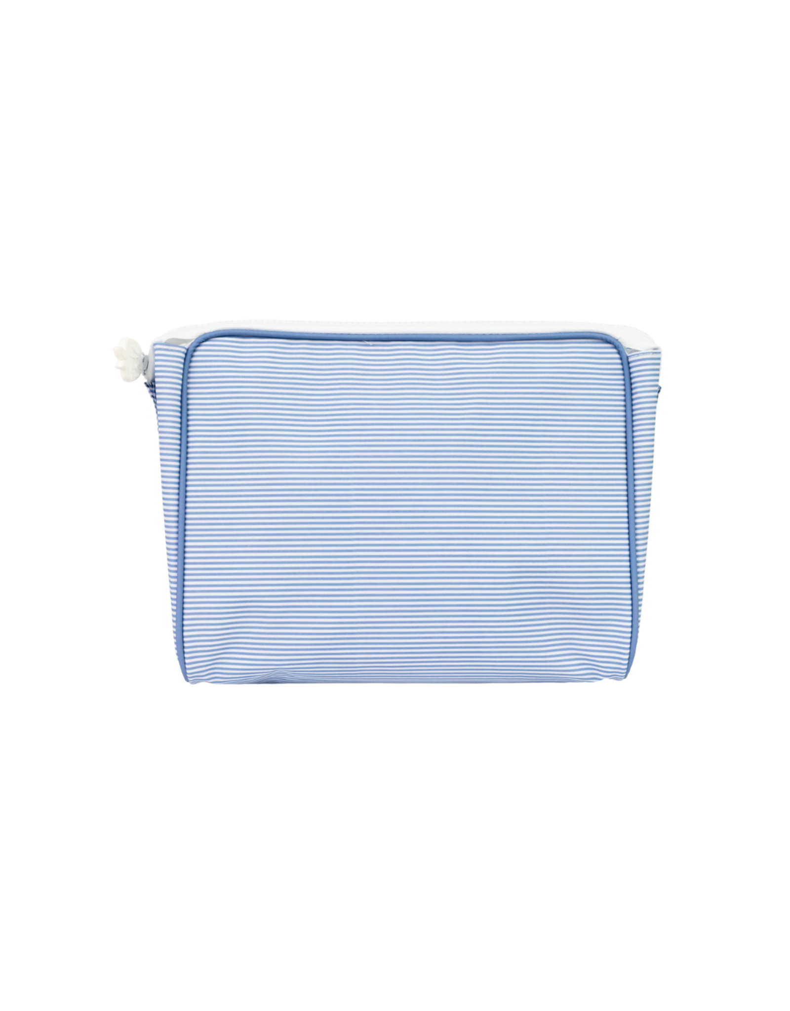 Apple of My Isla The Go Bag Large, Navy Mini Stripe