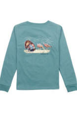 Properly Tied Boys Turkey Hunt LS Marine Green