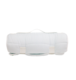 Apple of My Isla The Nap Mat, Light Blue Stripe