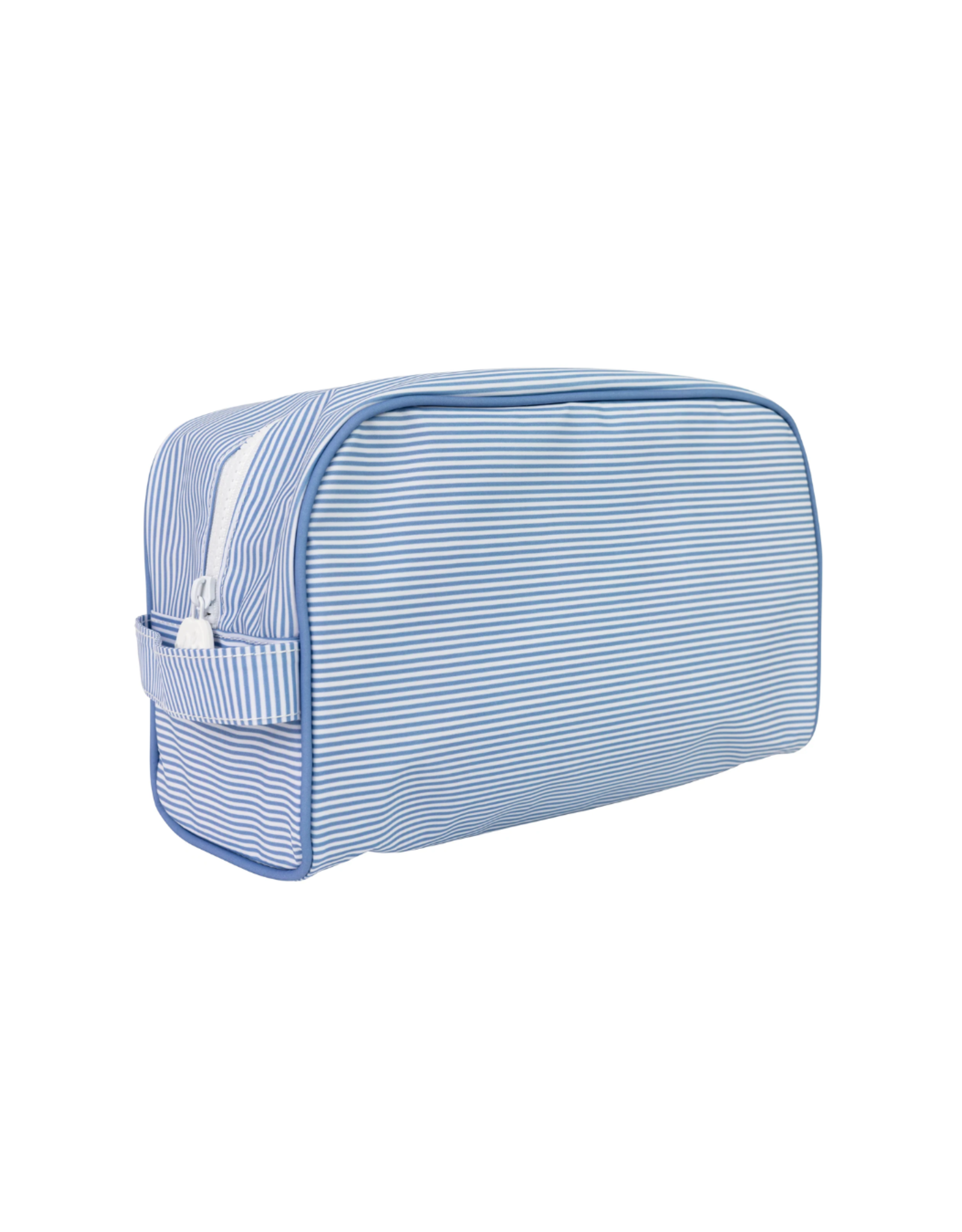 Apple of My Isla The Dopp Kit, Navy Mini Stripe
