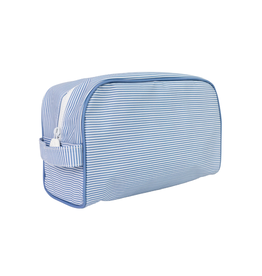 Apple of My Isla The Dopp Kit, Navy Mini Stripe