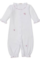 Kissy Kissy Rose Blooms Emb Conv Gown NB