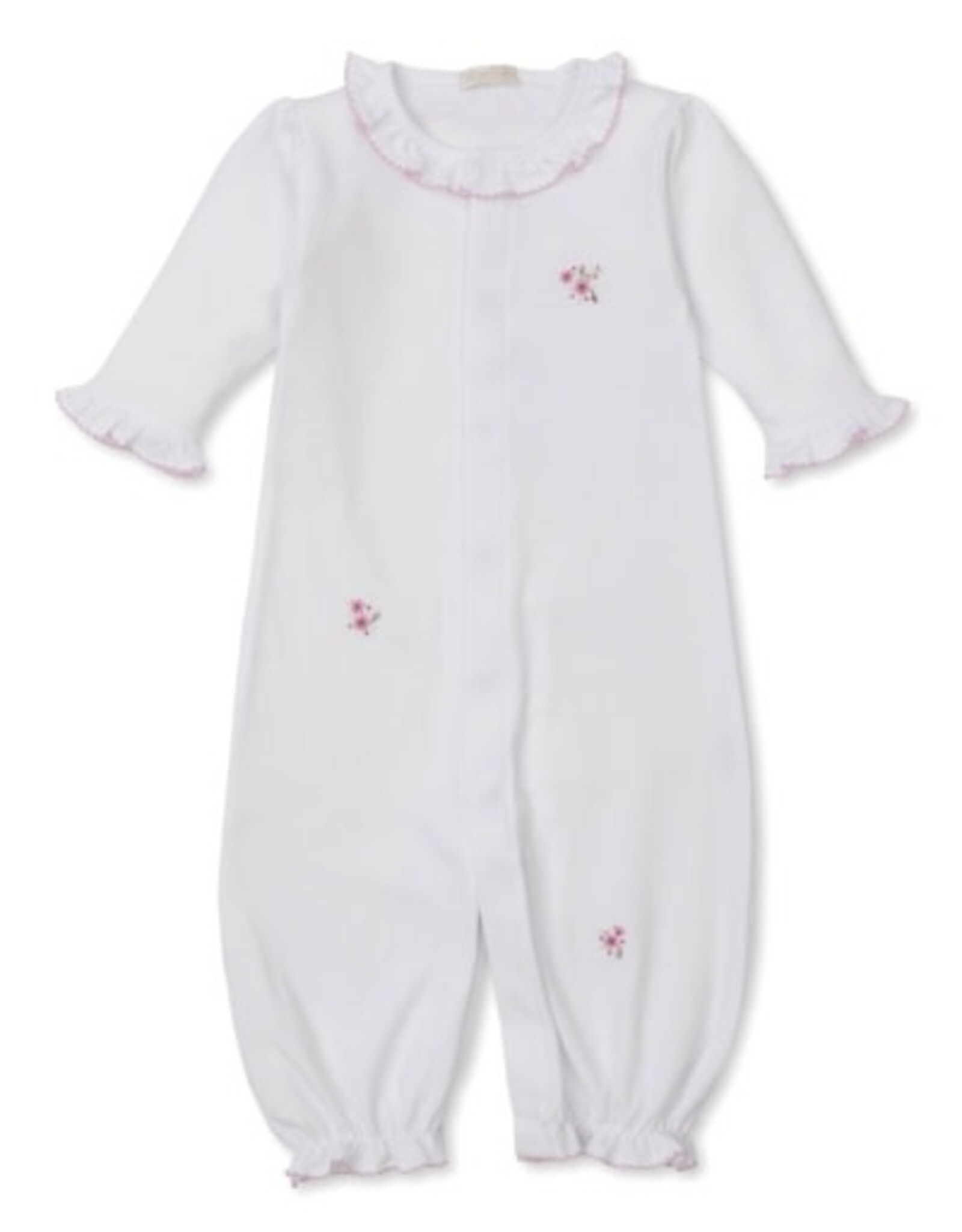 Kissy Kissy Rose Blooms Emb Conv Gown NB