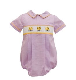 Krewe Kids Lavender Tiger Smock Boy Bubble