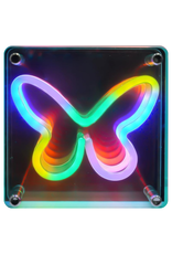Wireless Express Acrylic sign, Multi color LED lights,  Butterfly