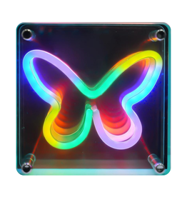 Wireless Express Acrylic sign, Multi color LED lights,  Butterfly