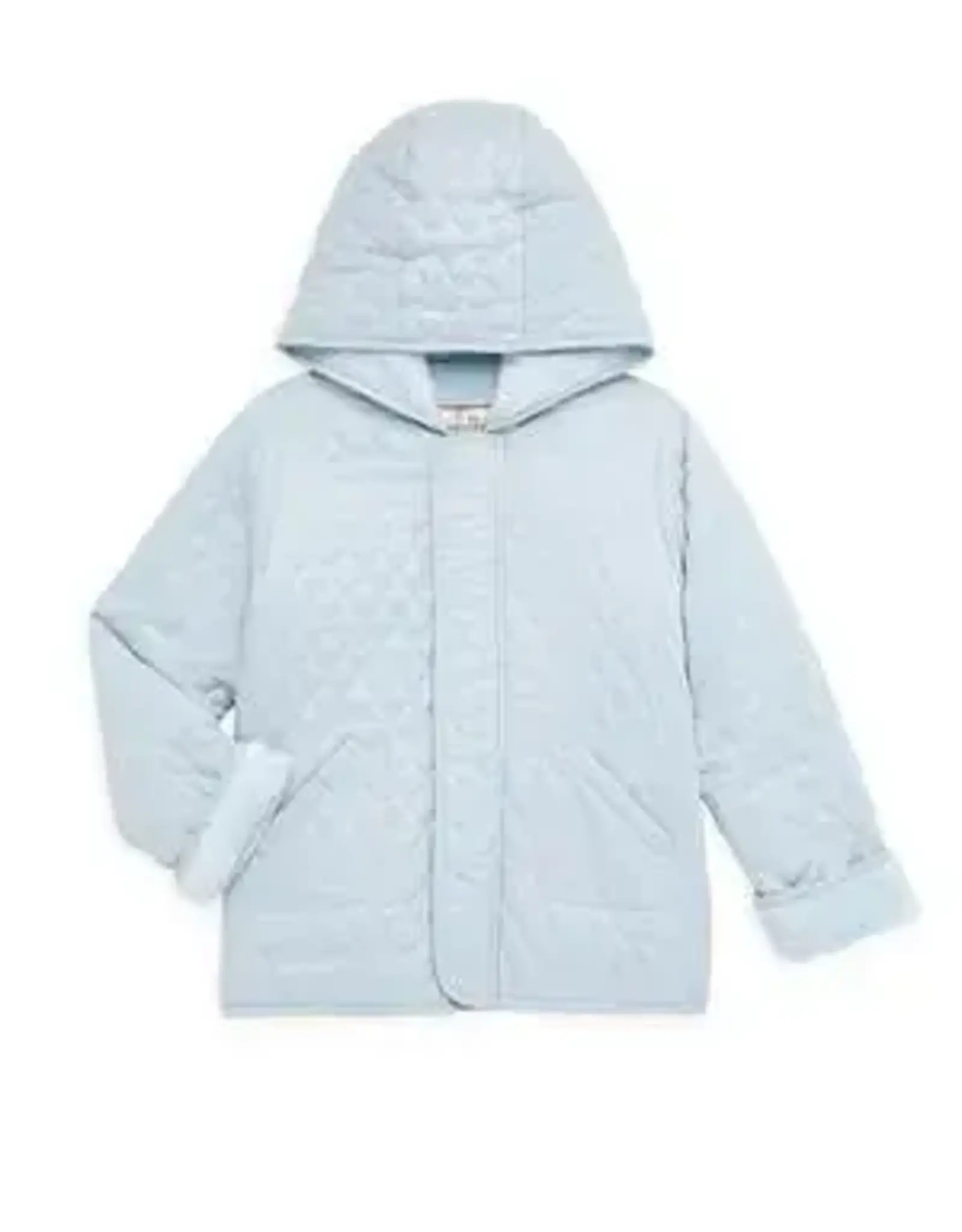 Widgeon Hooded Barn Jacket - Light Blue