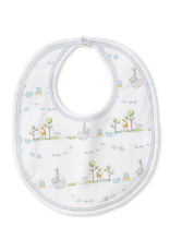 Kissy Kissy Noah's Print Bib. Blue