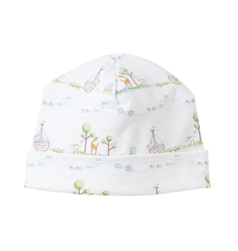 Kissy Kissy Noah's Print Hat, Light Blue