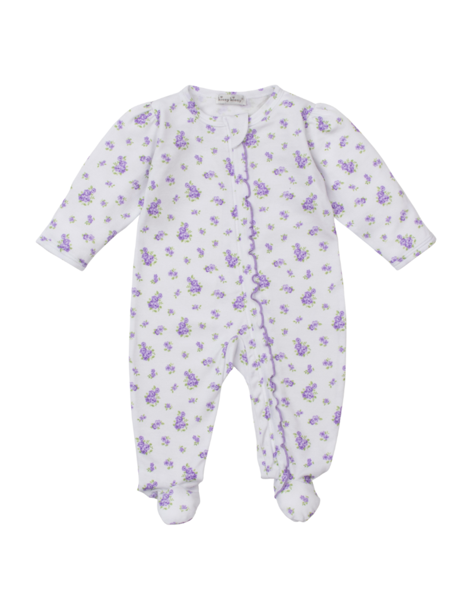 Kissy Kissy Roses and Blooms PRT Zipper Footie