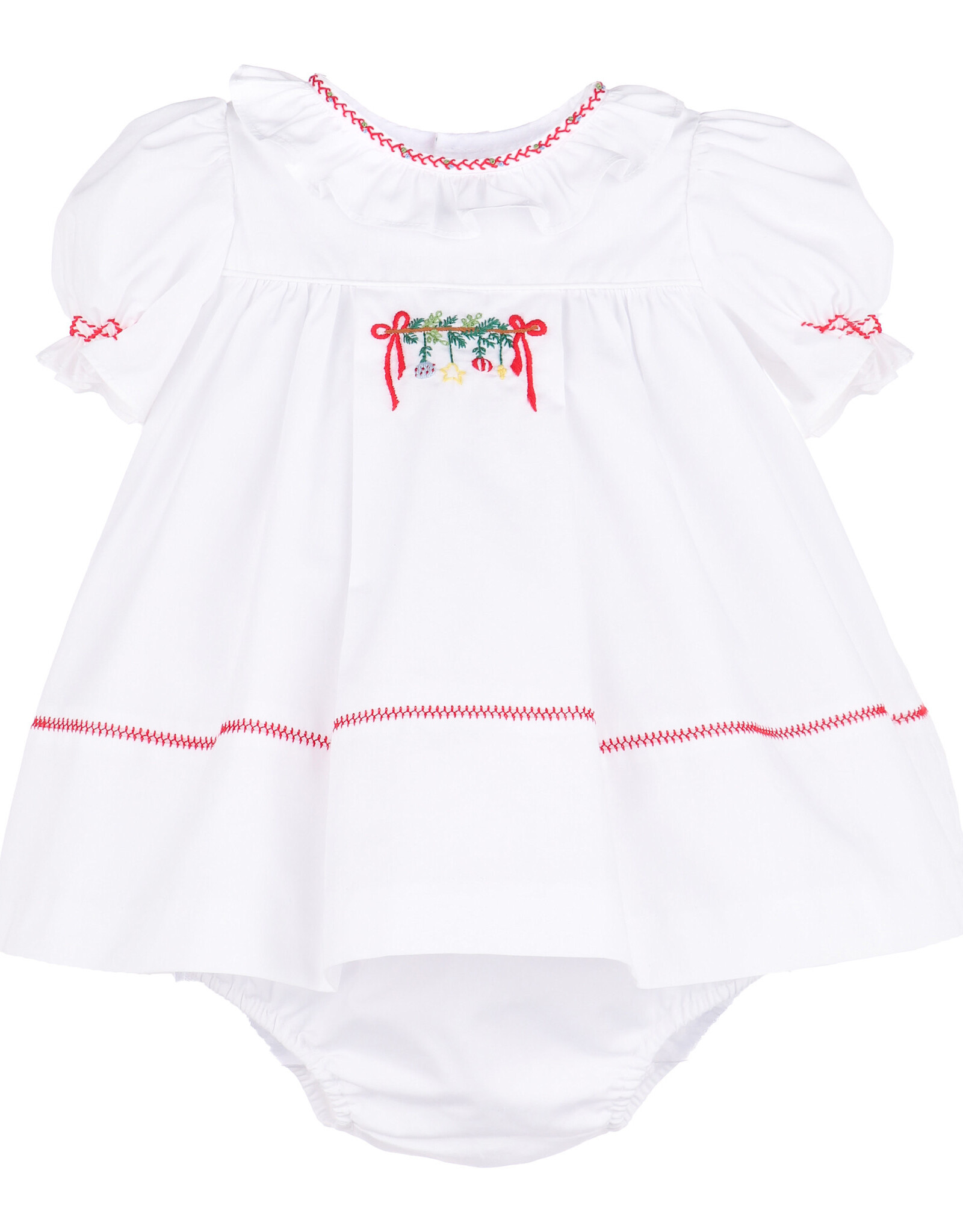 Sophie & Lucas The Merrymaker Dress, Red Ornaments