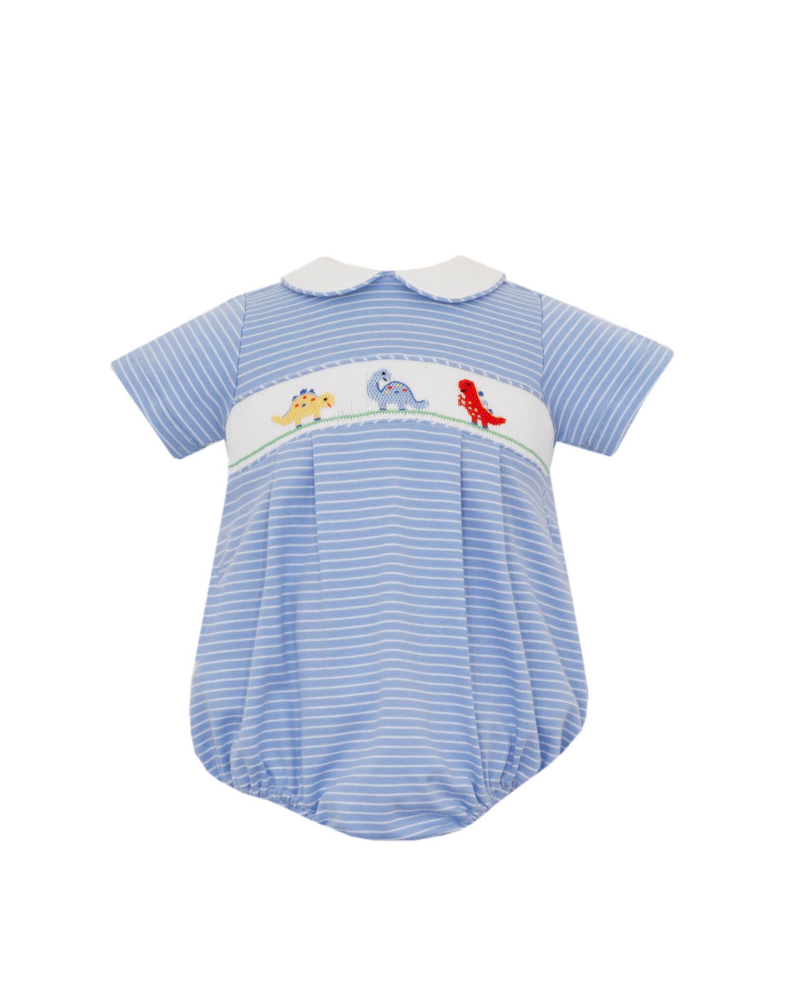 Petit Bebe Dinosaur Knit Bubble, Blue