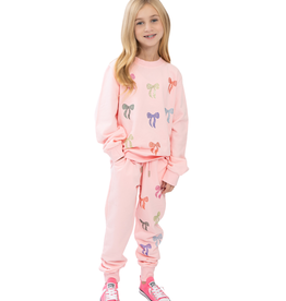 Tweenstyle Pink Sequin Multicolor Bows Set