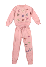 Tweenstyle Pink Sequin Multicolor Bows Set