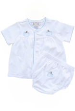 Ruth and Ralph Blue Pumpkin Diaper Cover Set