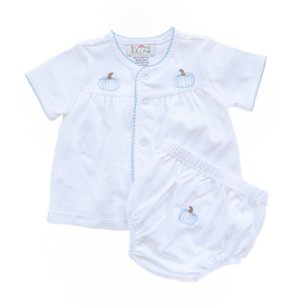 Ruth and Ralph Blue Pumpkin Diaper Cover Set