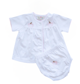 Ruth and Ralph Pink Pumpkin Diaper Cover Set