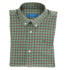The Bailey Boys Performance Roscoe Button Down Shirt, Jingle Plaid