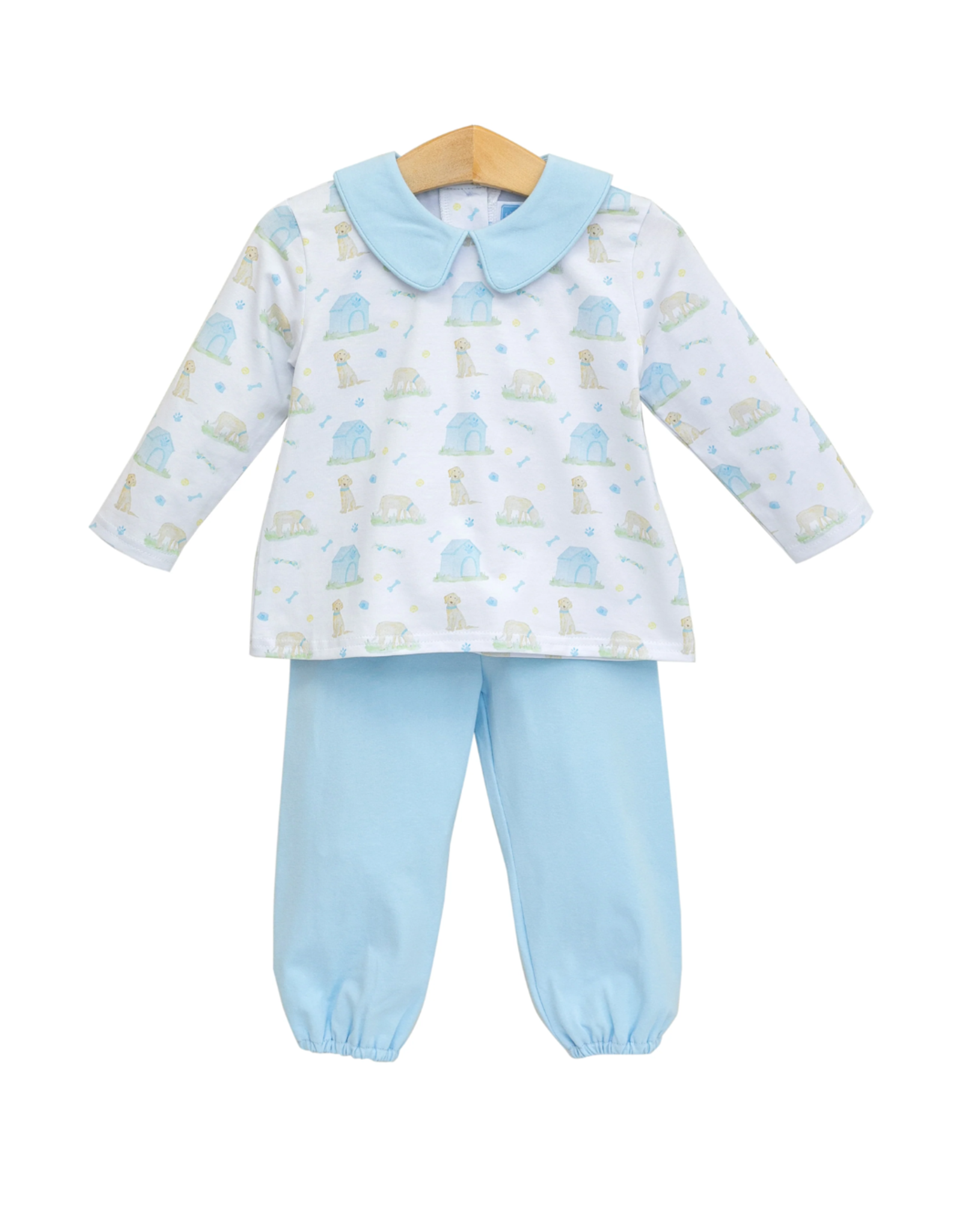 Trotter Street Kids Puppy Pals Boy Bloomer Pants Set