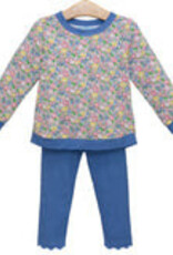 Trotter Street Kids Floral Reagan Pants Set