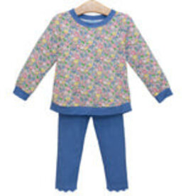 Trotter Street Kids Floral Reagan Pants Set