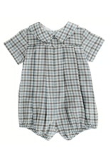 The Bailey Boys Dressy Bubble Short, Pigeon Plaid