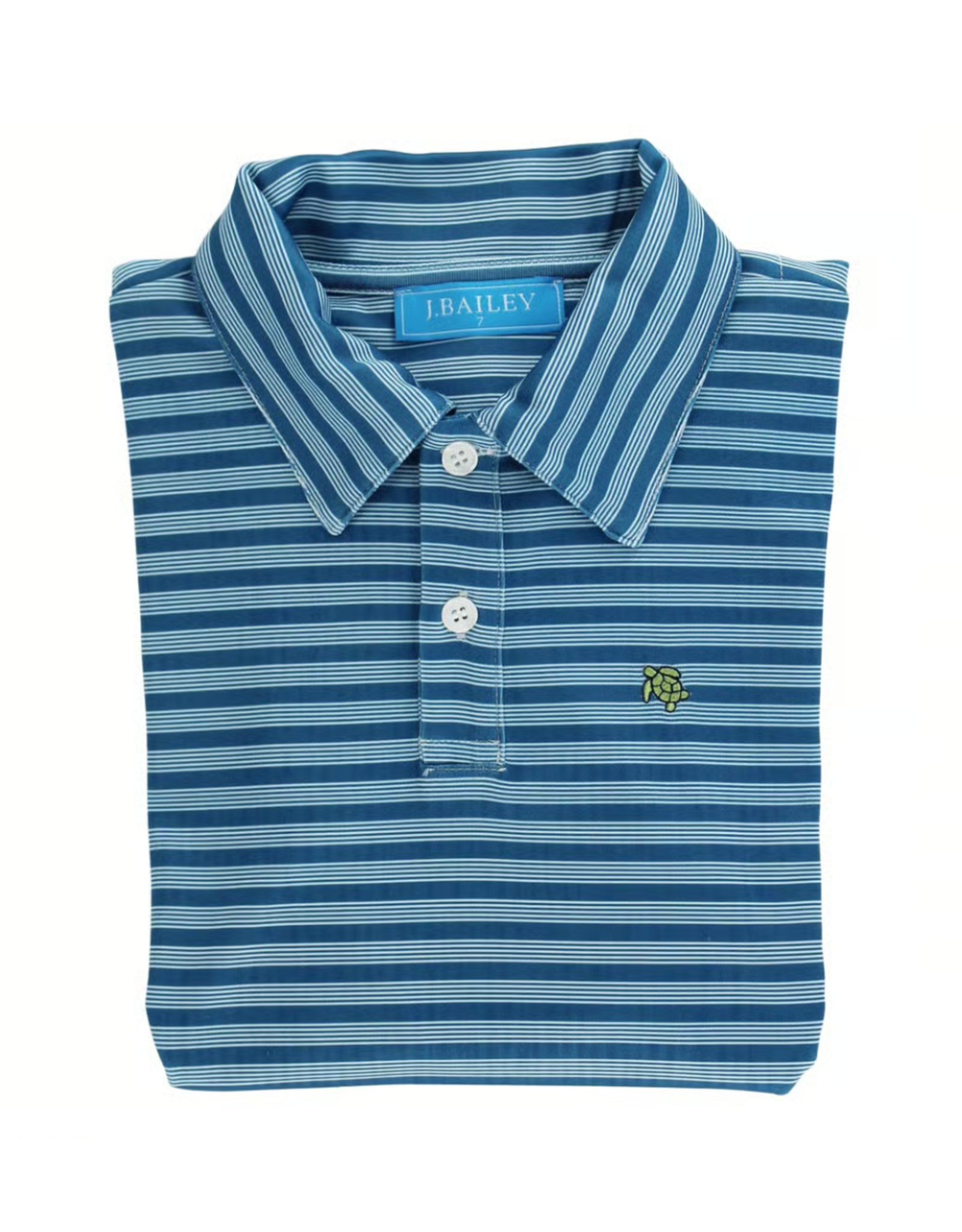 The Bailey Boys Harry LS Performance Polo, Cornflower