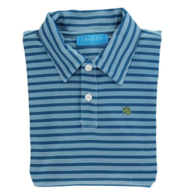 The Bailey Boys Harry LS Performance Polo, Cornflower