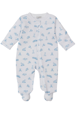Kissy Kissy Vintage Toy Treasures Zipper Footie, Blue