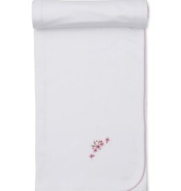 Kissy Kissy Rose Blooms Emb Blanket
