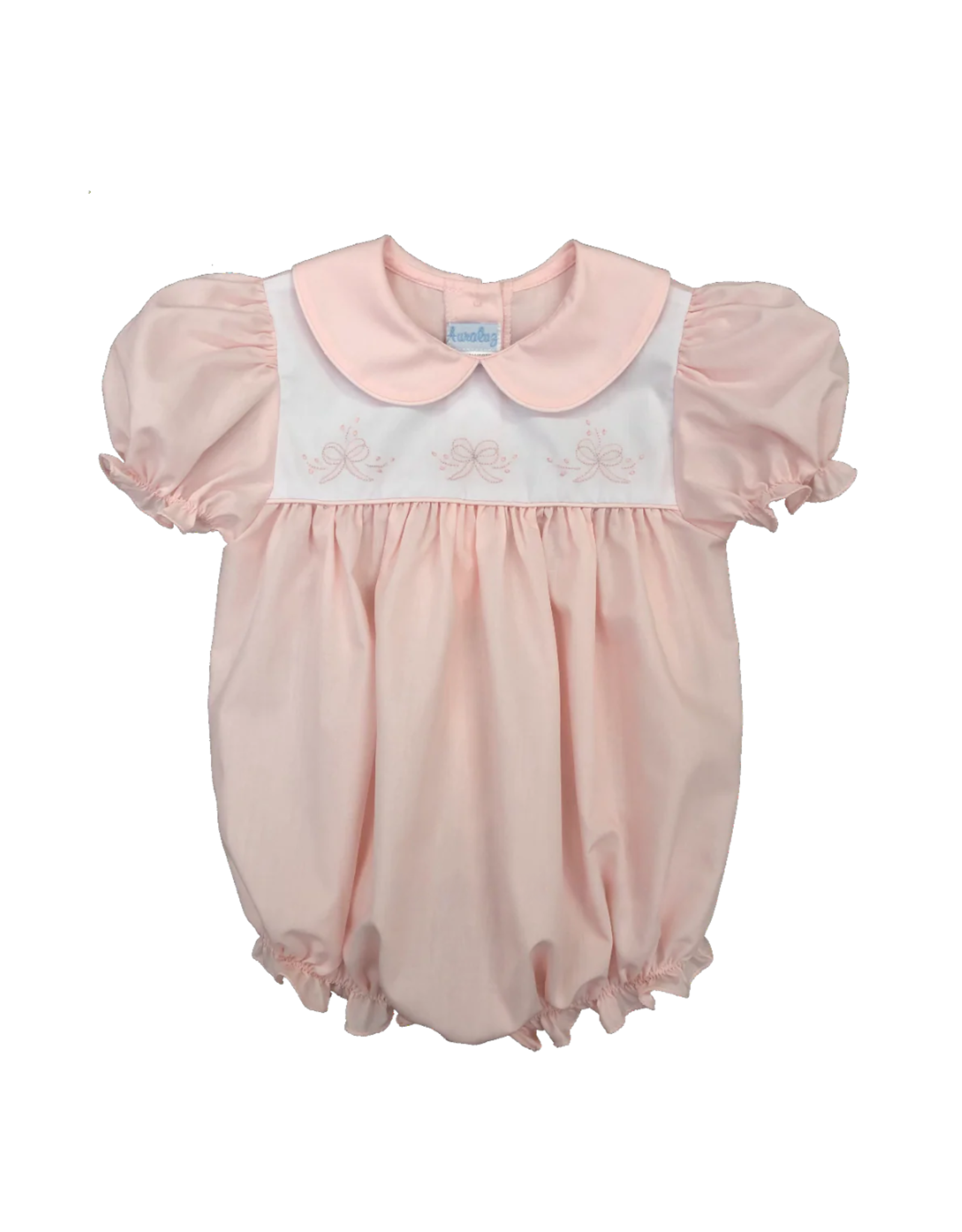 Auraluz Pink Bubble with Bow Embroidery