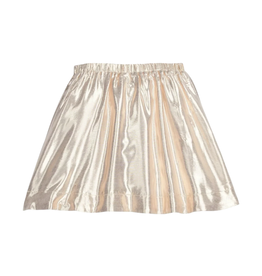 Bisby Circle Skort, Gilt Metallic