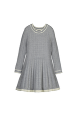 Mayoral Knit Dress, Silver