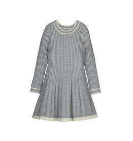 Mayoral Knit Dress, Silver